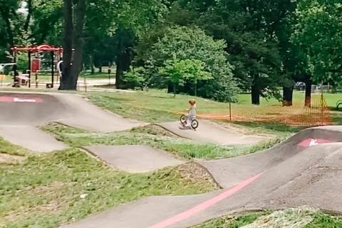 Hawthorne Ridge bike park pump track