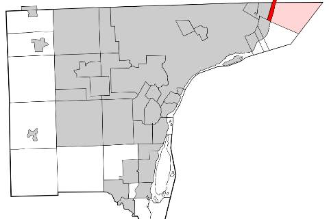 Grosse Pointe Shores map