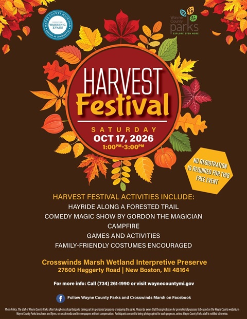 2026 Harvest Festival - Wayne County, Michigan