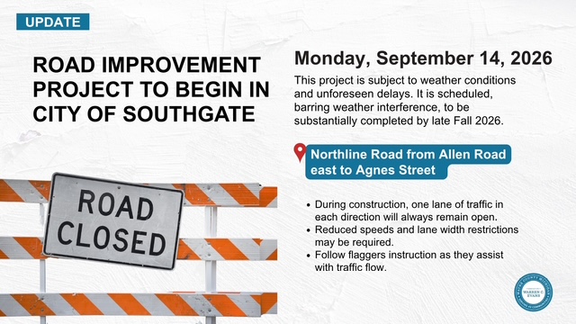 ROAD IMPROVEMENT PROJECT TO BEGIN IN City of Southgate 9.8.26.jpg